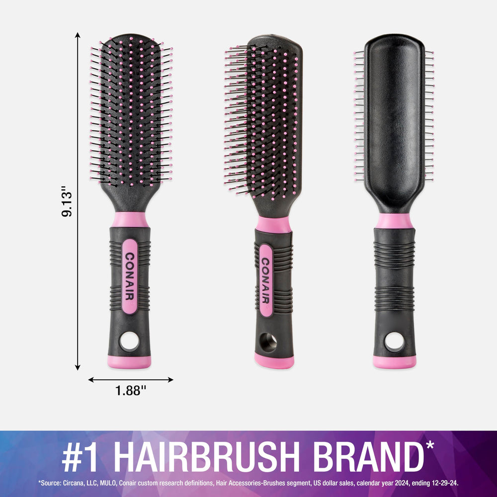 Conair Salon Results Hairbrush compact travel size for on-the-go styling