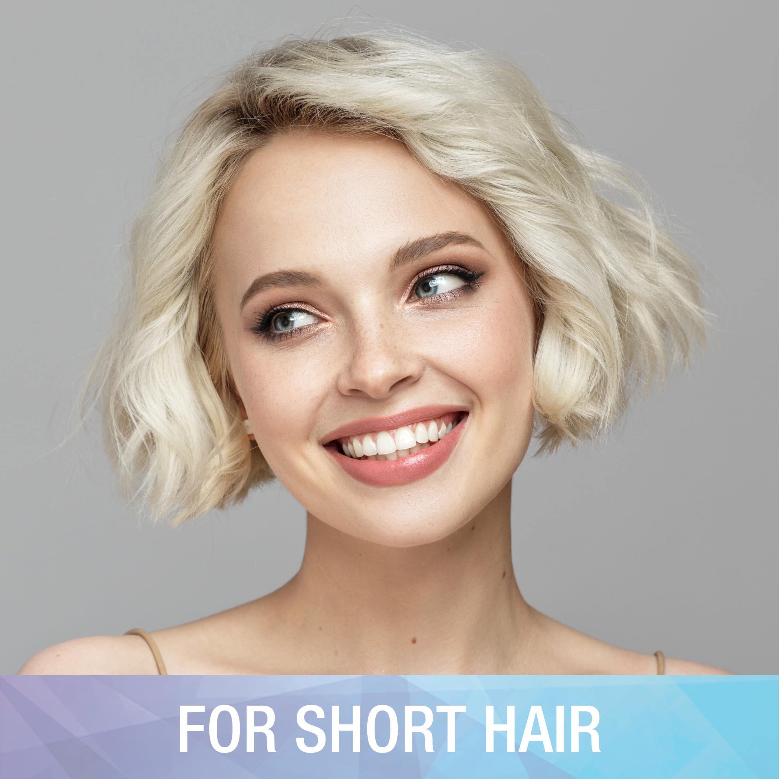 Conair brush with soft ridged grip offers comfortable control during styling