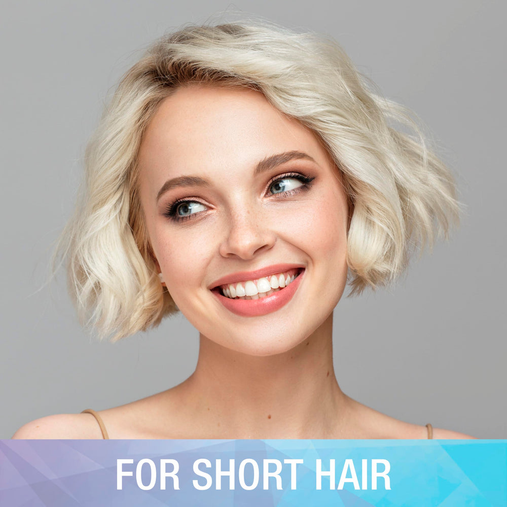 Conair brush with soft ridged grip offers comfortable control during styling