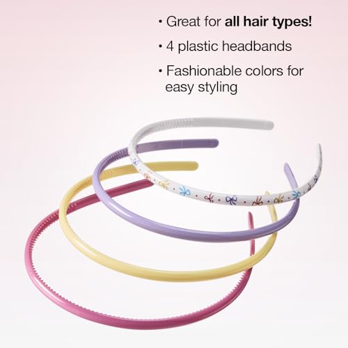 Conair Scunci skinny headband butter yellow adds color and comfortable wear