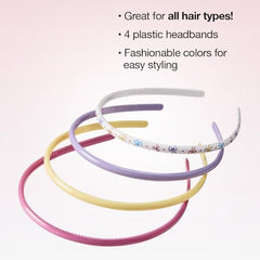 Conair Scunci skinny headband butter yellow adds color and comfortable wear