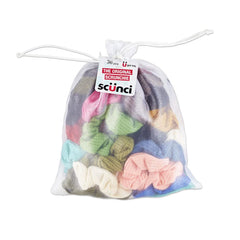 Conair Scunci Original Scrunchies, 36 piezas, suaves y fiables para el cabello.