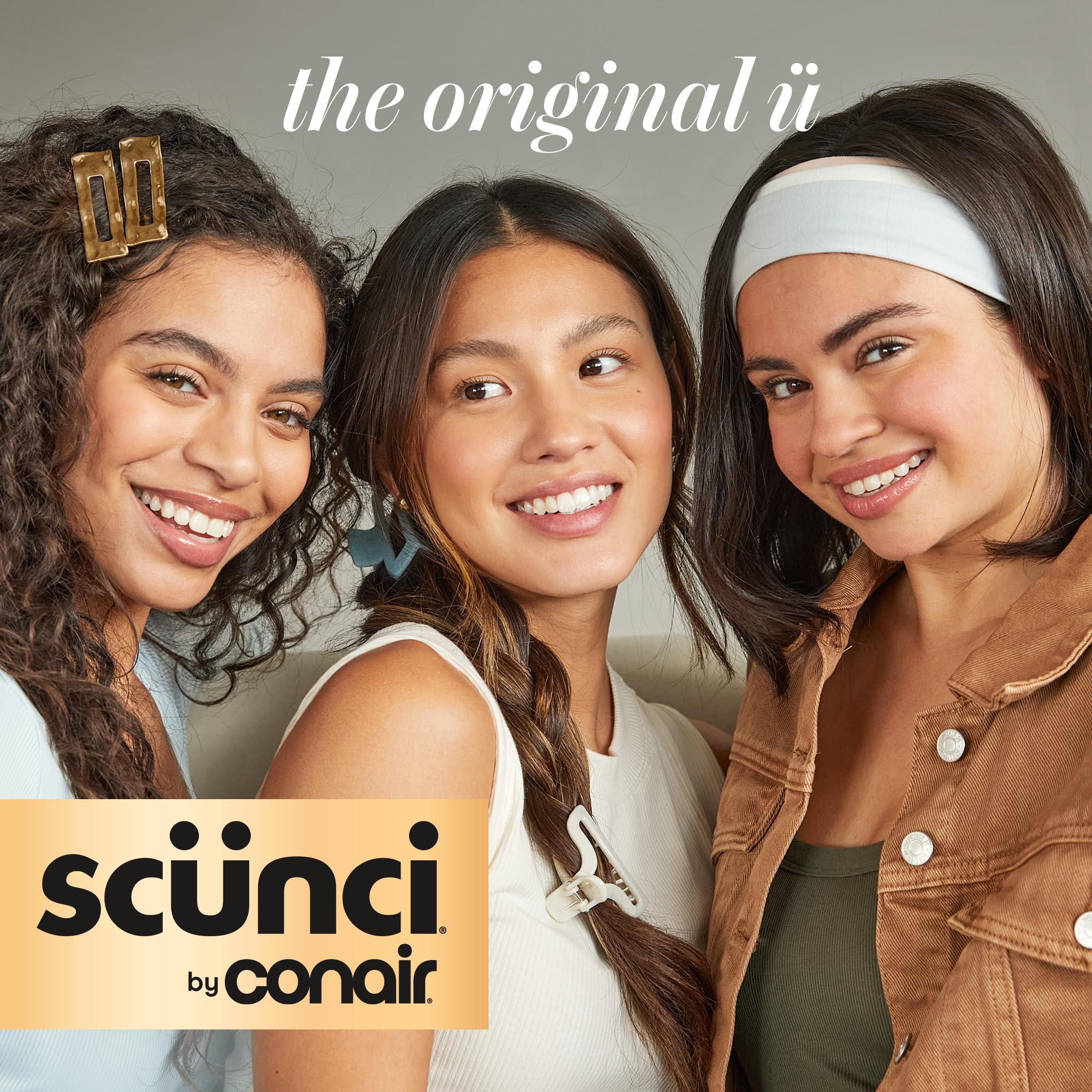 Conair Scunci pearl headband ivory complements evening outfits.
