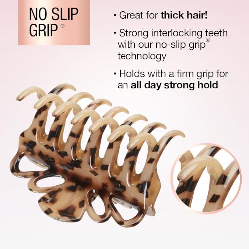 Conair Scünci clip garra con dientes suaves, ideal para fijar mechones sin daño