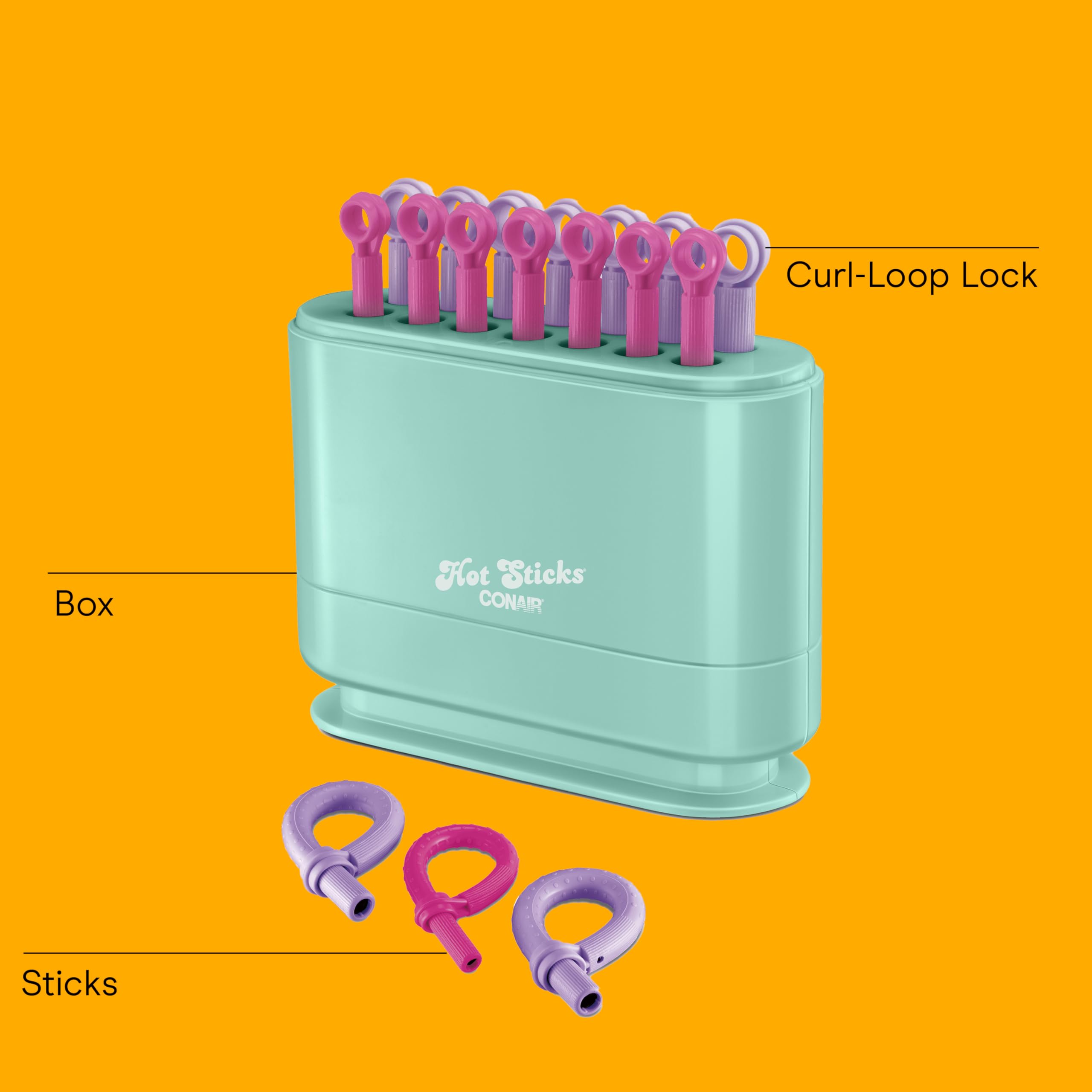 Conair silicone hot rollers ready dot lights up for easy timing and control