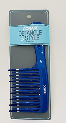 Conair pack of 3 detangling combs for routine styling sessions