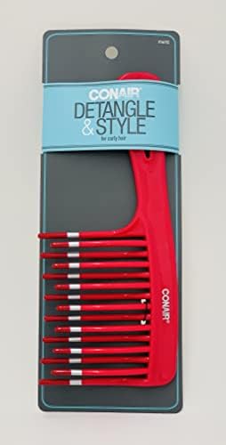 Compact and travel-friendly Conair detangling comb for on-the-go touch-ups