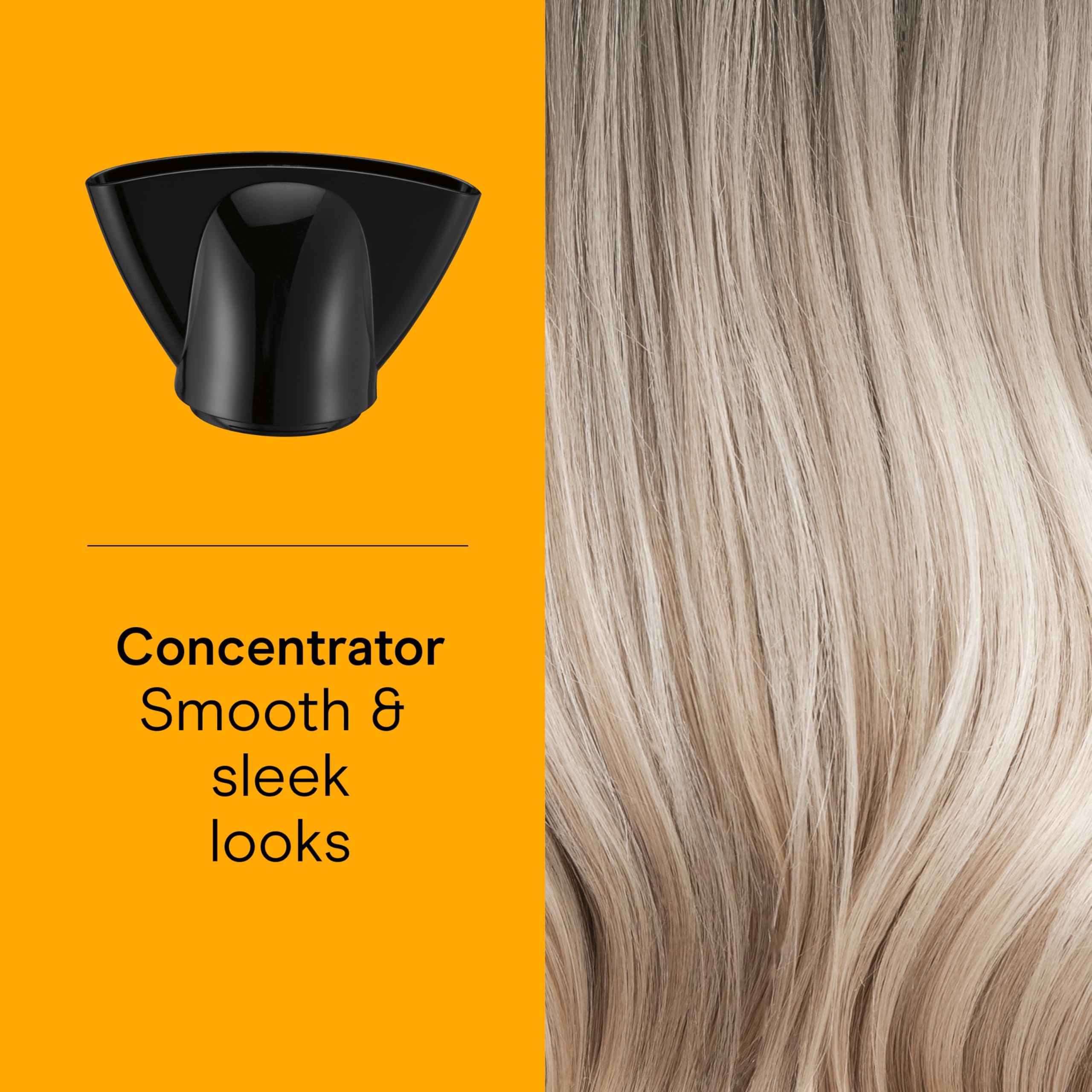 Conair Style and Shine included attachments highlight versatile styling options.