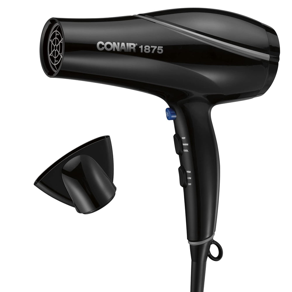 Conair Style and Shine hair dryer front view for sleek, salon-like styling.