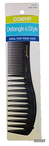 Conair Wide-Tooth Lift Comb measures 7-12 inches for versatile styling.