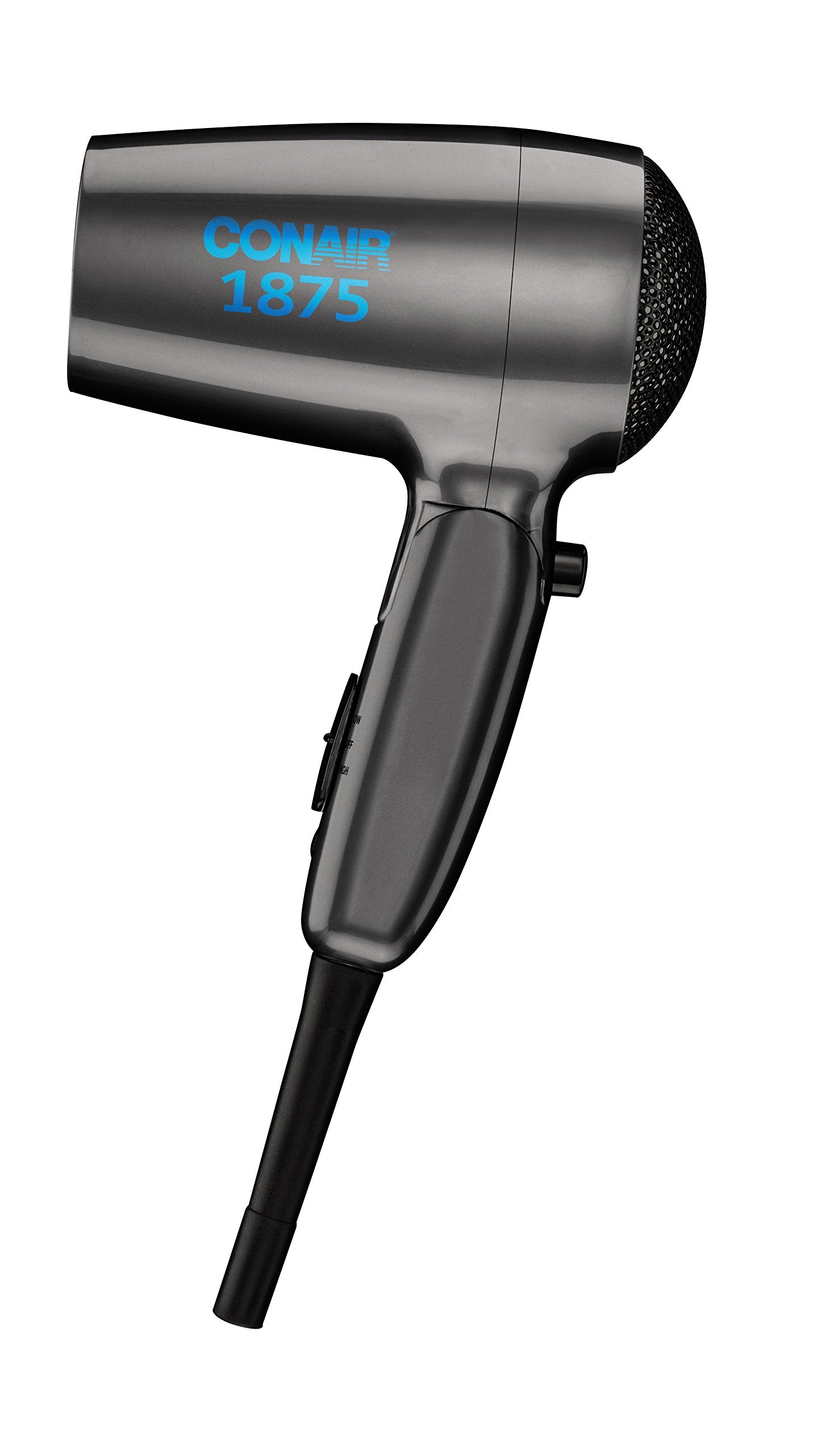 Conair travel hair dryer cool shot helps set styles.