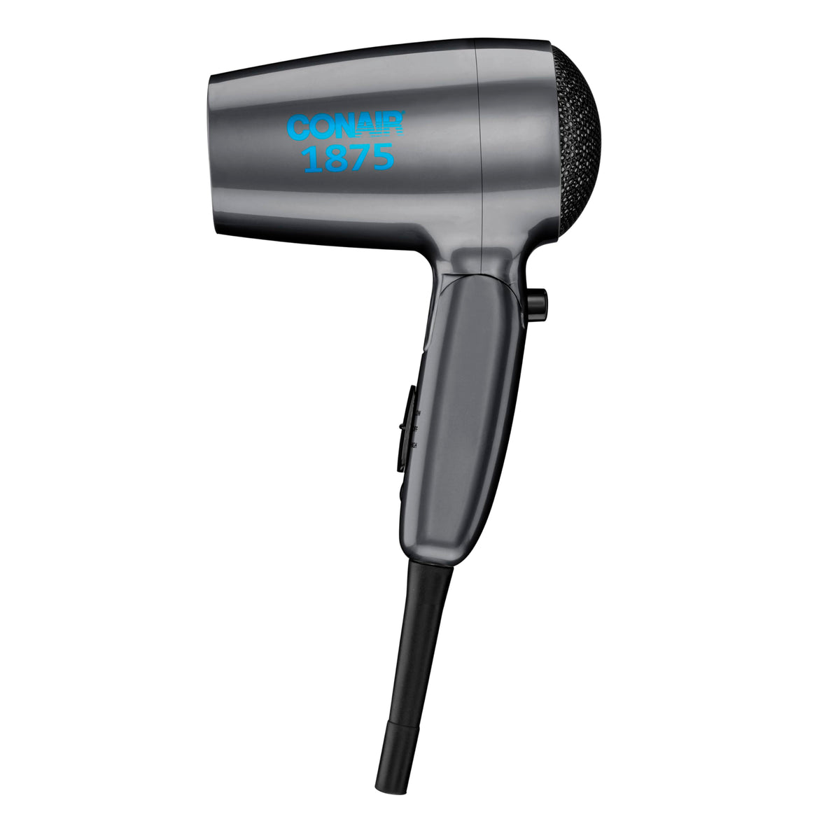 Conair travel hair dryer dual voltage foldable handle helps on-the-go packing.
