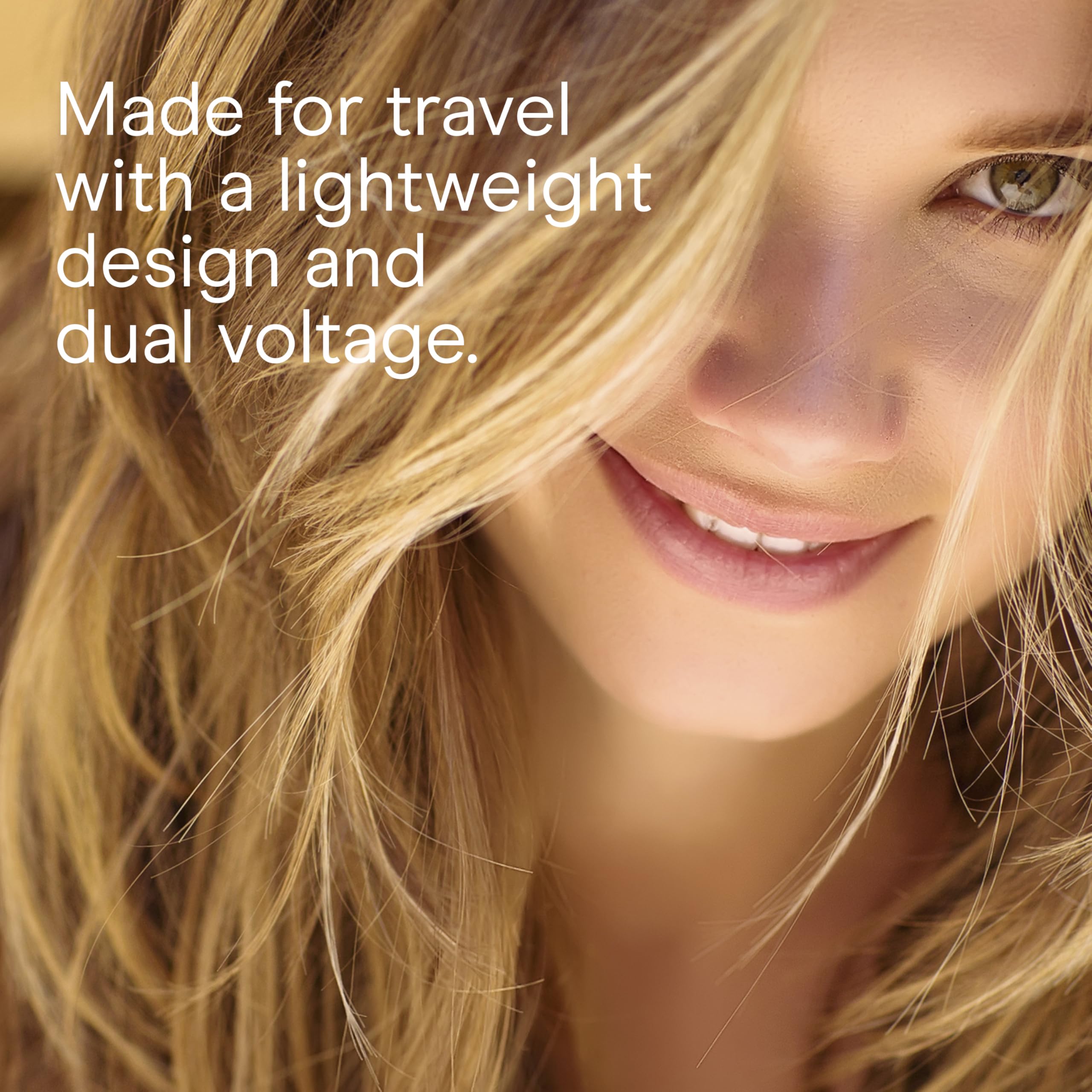 Conair frizz-control dryer delivers smooth results during travel.