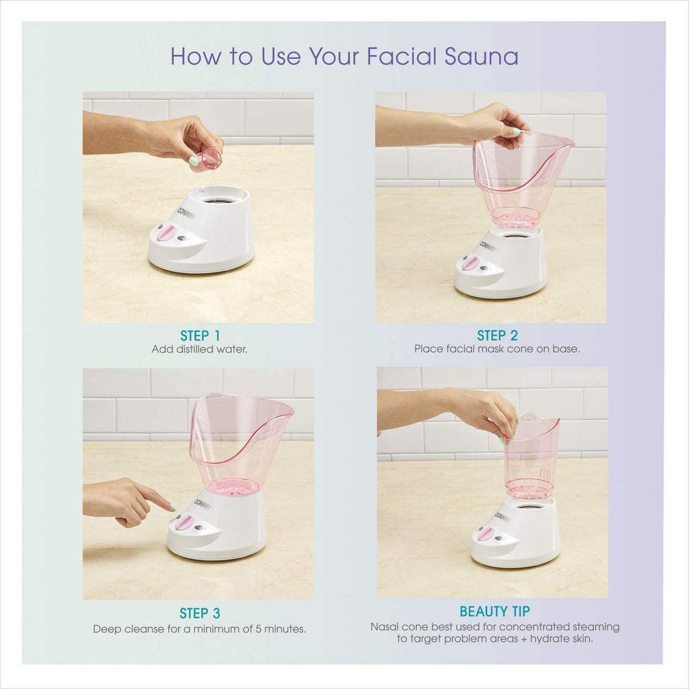 Conair True Glow device with auto shutoff timer for safe, worry-free sessions.