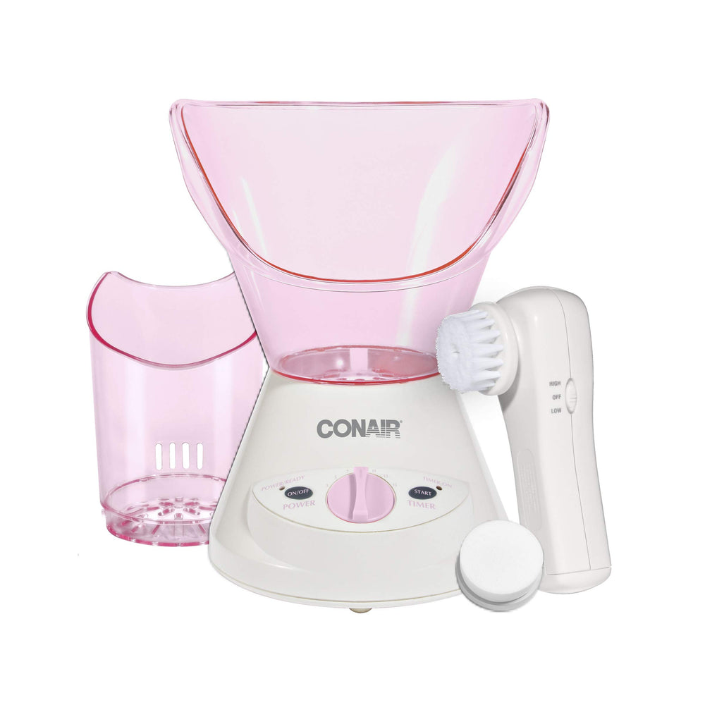 Conair True Glow Gentle Mist Steamer for at-home cleansing and pore opening.