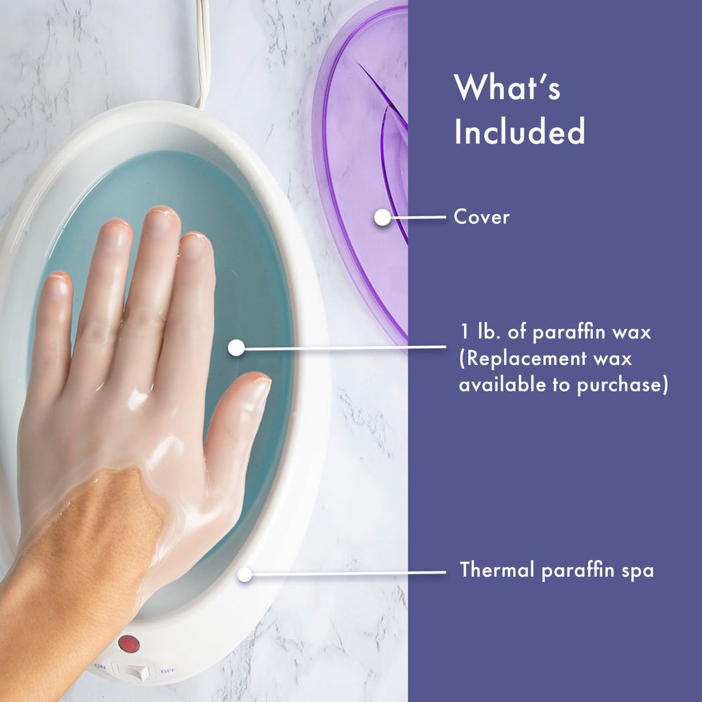 Device heats wax to a comfortable temperature for safe dipping.