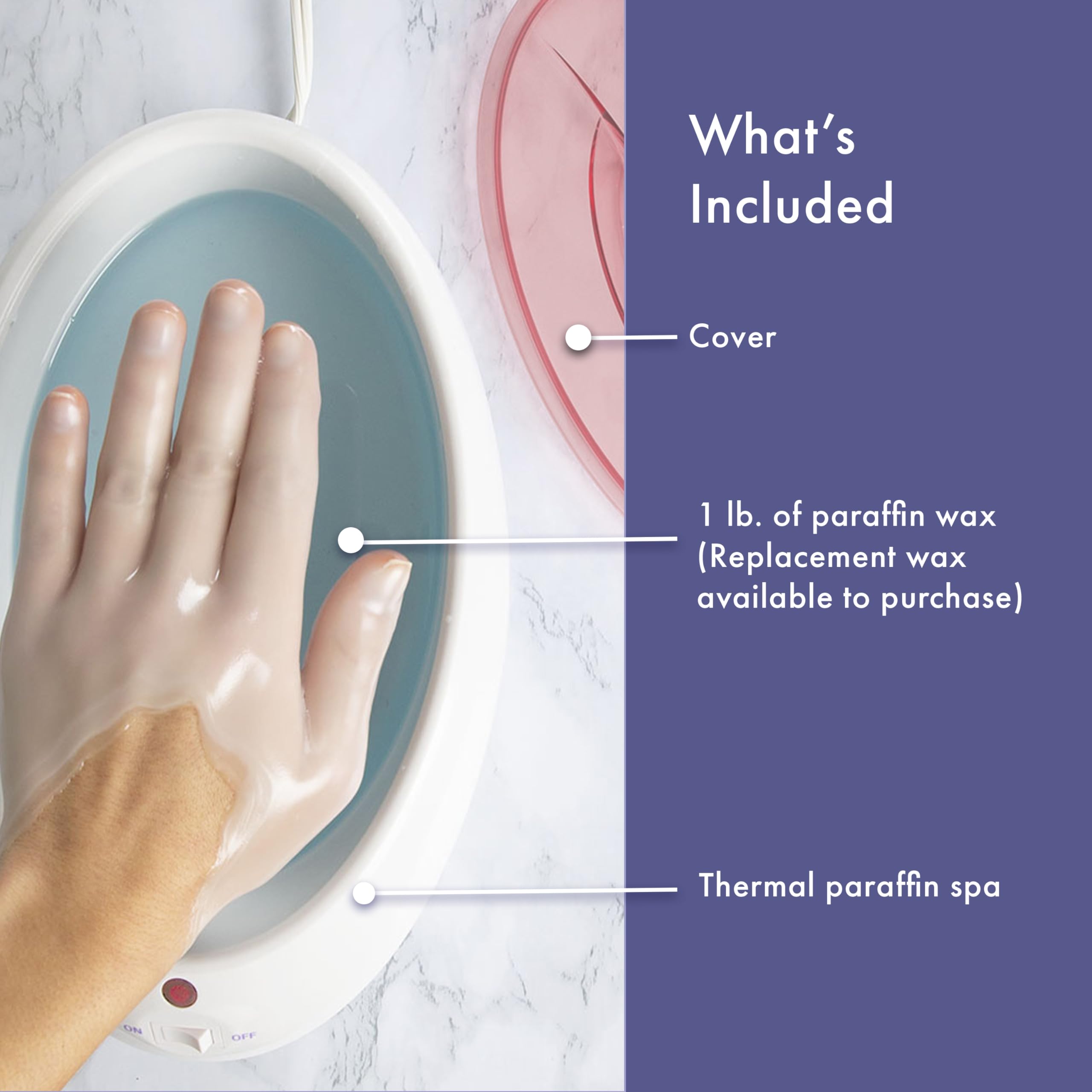 Peel-off wax reveals smoother, hydrated skin after the treatment.