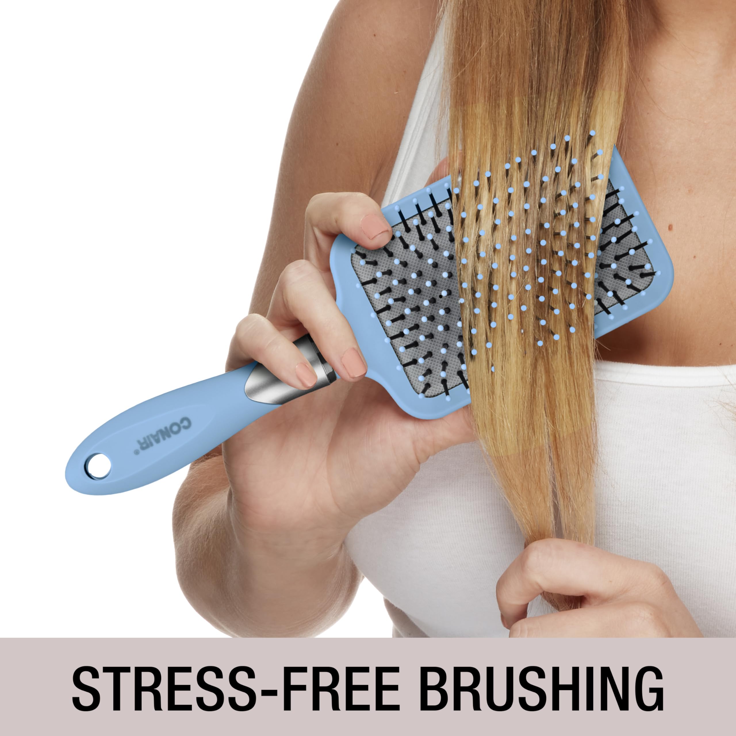 Conair Velvet Touch works for all hair types and textures
