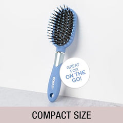 Conair Velvet Touch brush with ball-tipped bristles prevents snagging