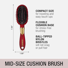 Conair Velvet Touch Soft Plush Headband held ready for styling
