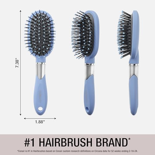 Conair Velvet Touch soft-touch handle provides comfortable grip during styling