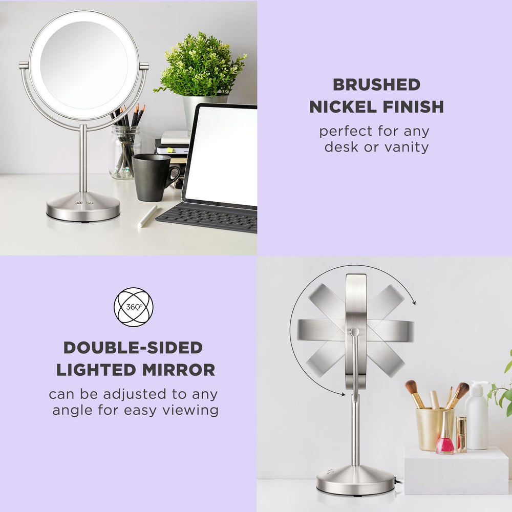 Conair weighted base provides stability with a no-slip design.