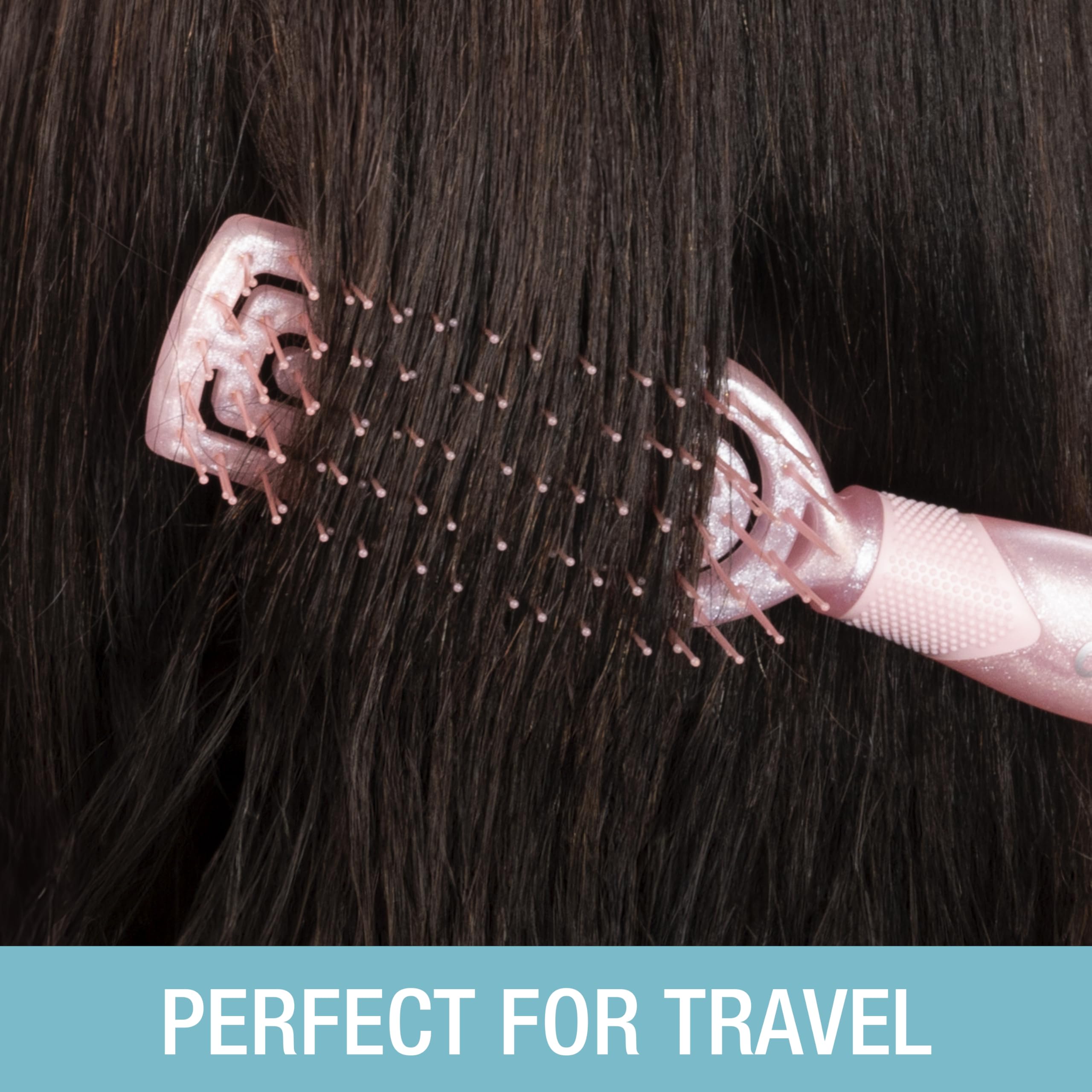Conair brushes work on wet or dry hair detangling