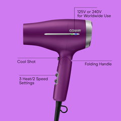 Conair concentrator attachment for precise styling and airflow.