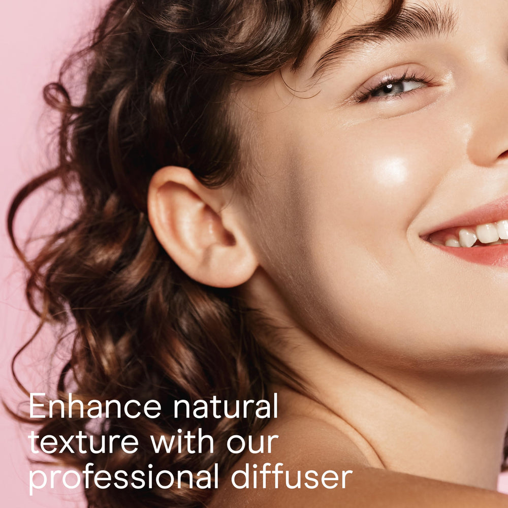 Conair ionic conditioning reduces frizz and adds shine during drying.