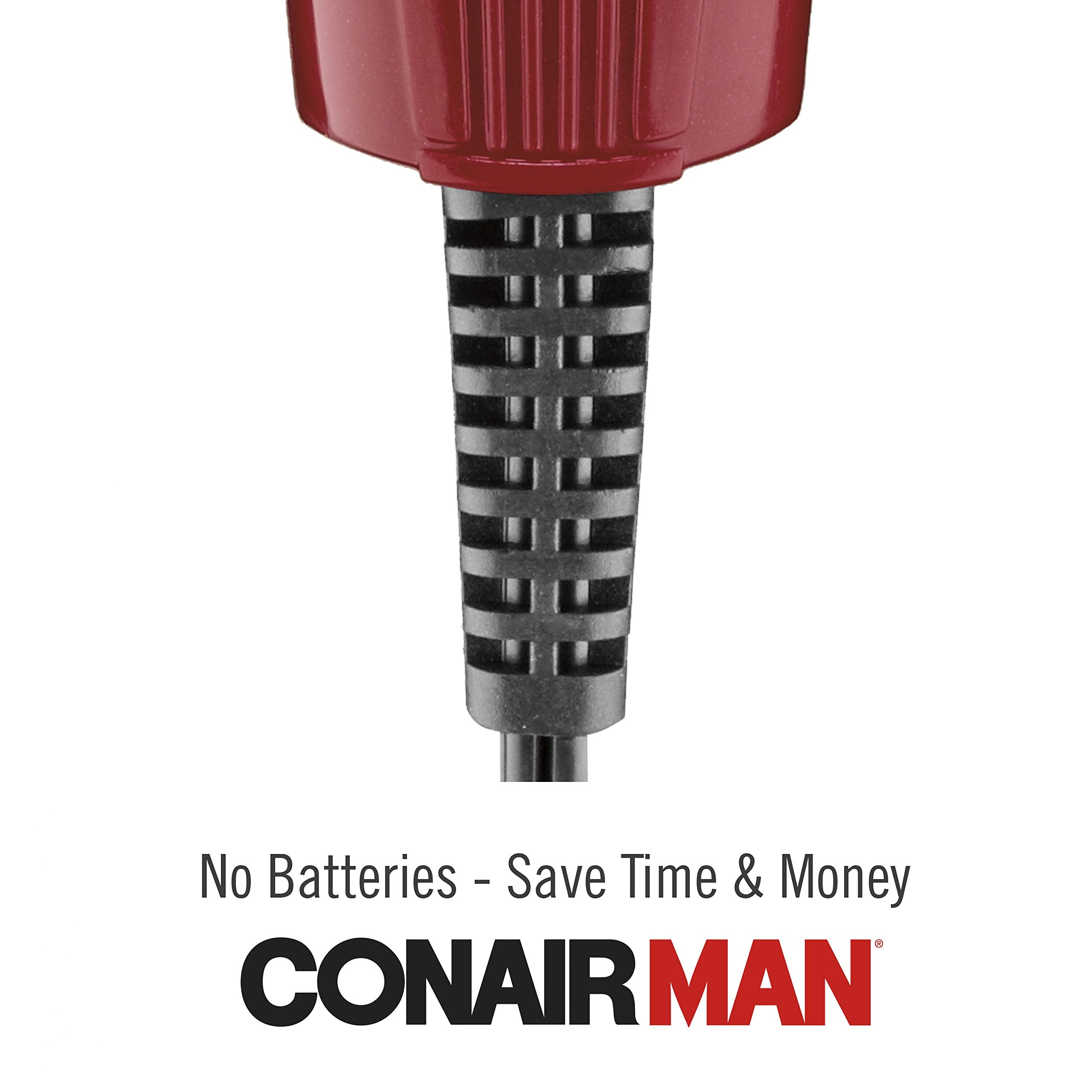 ConairMAN jawline combs detail edges for a sharp look.