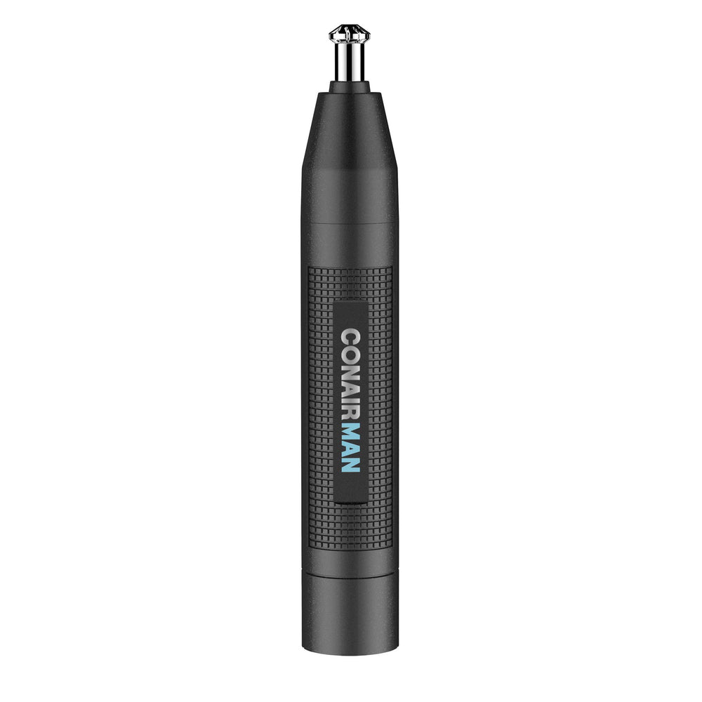 ConairMAN nose/ear trimmer with 360-bevel blade for precise nose and ear grooming.