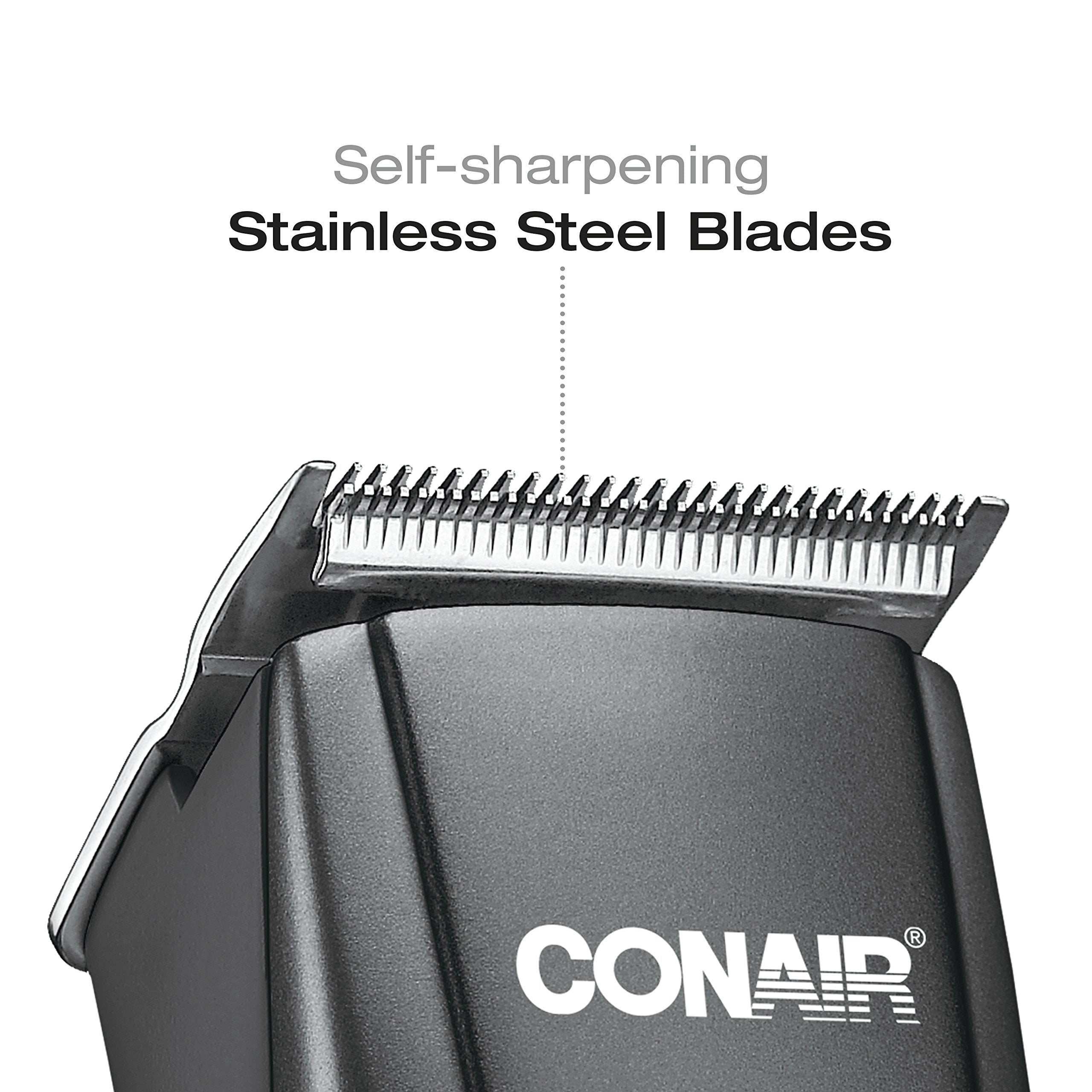 ConairMAN Simple Cut barber cape protecting clothing during grooming.