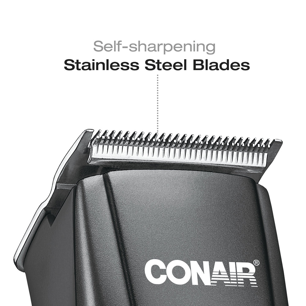 ConairMAN Simple Cut barber cape protecting clothing during grooming.