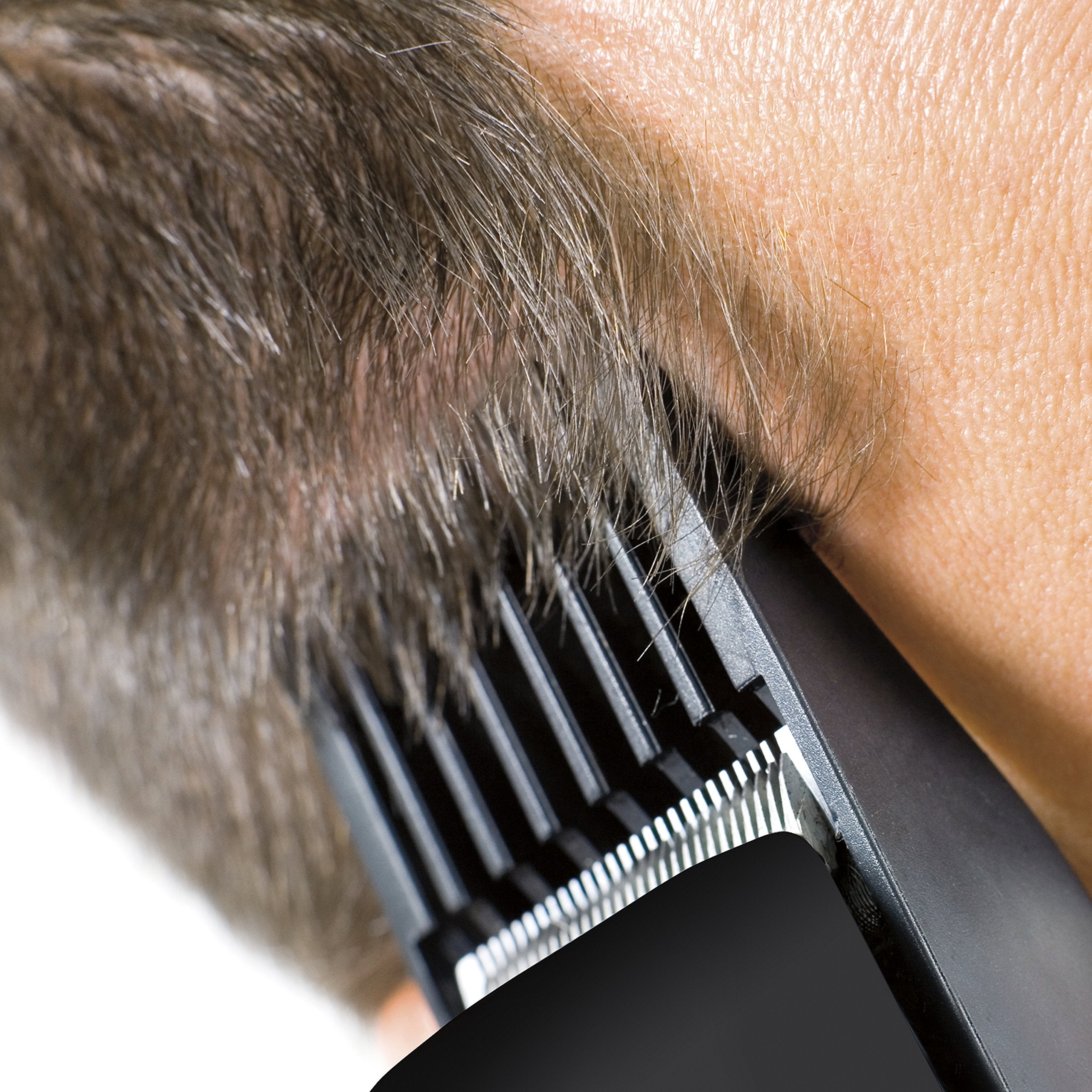 ConairMAN Simple Cut barber scissors for precise detailing.