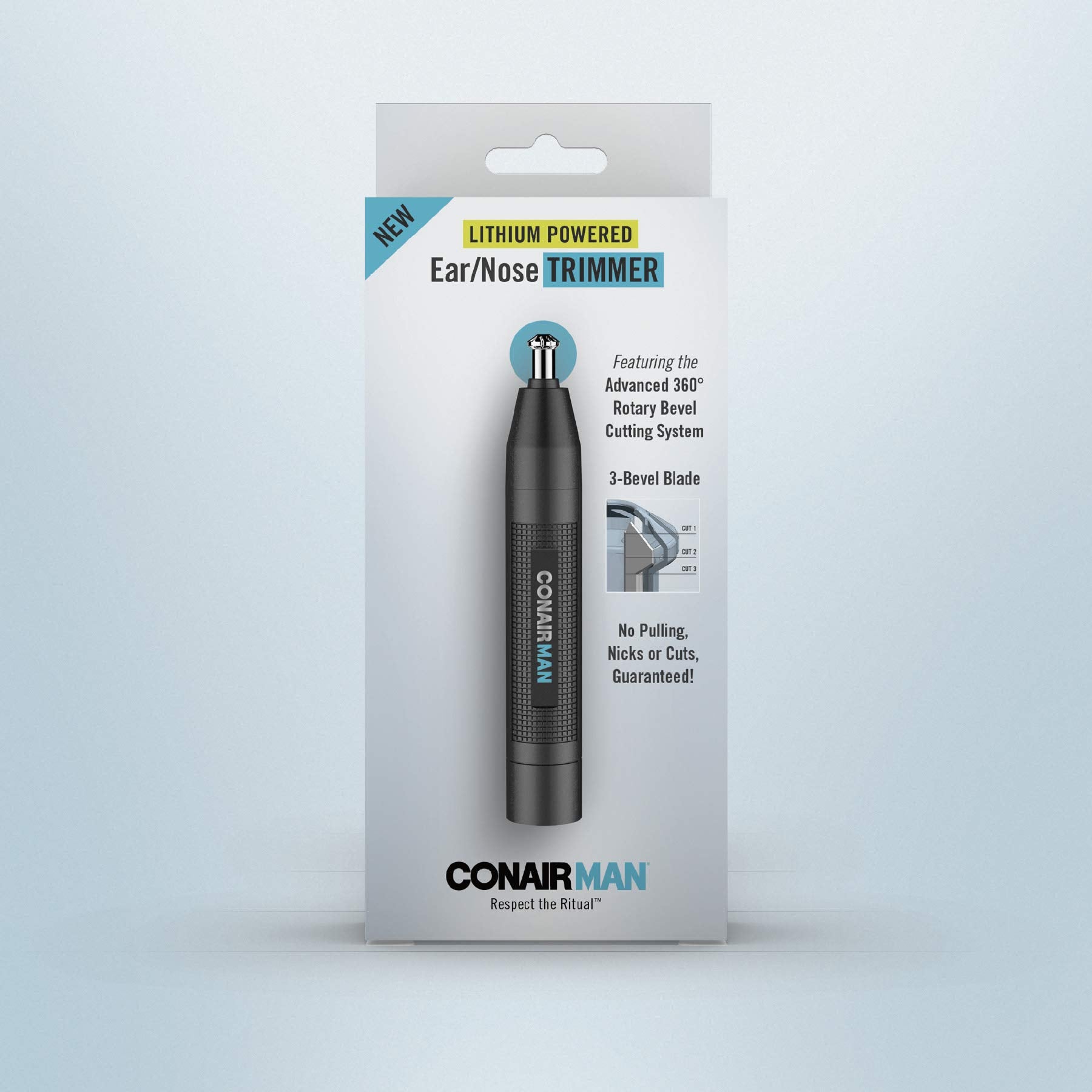ConairMAN storage pouch included for travel-ready grooming.