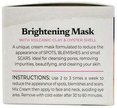 Concha Nacar Brightening Mask No.3 packaging on shelf communicates value and single-pack convenience.