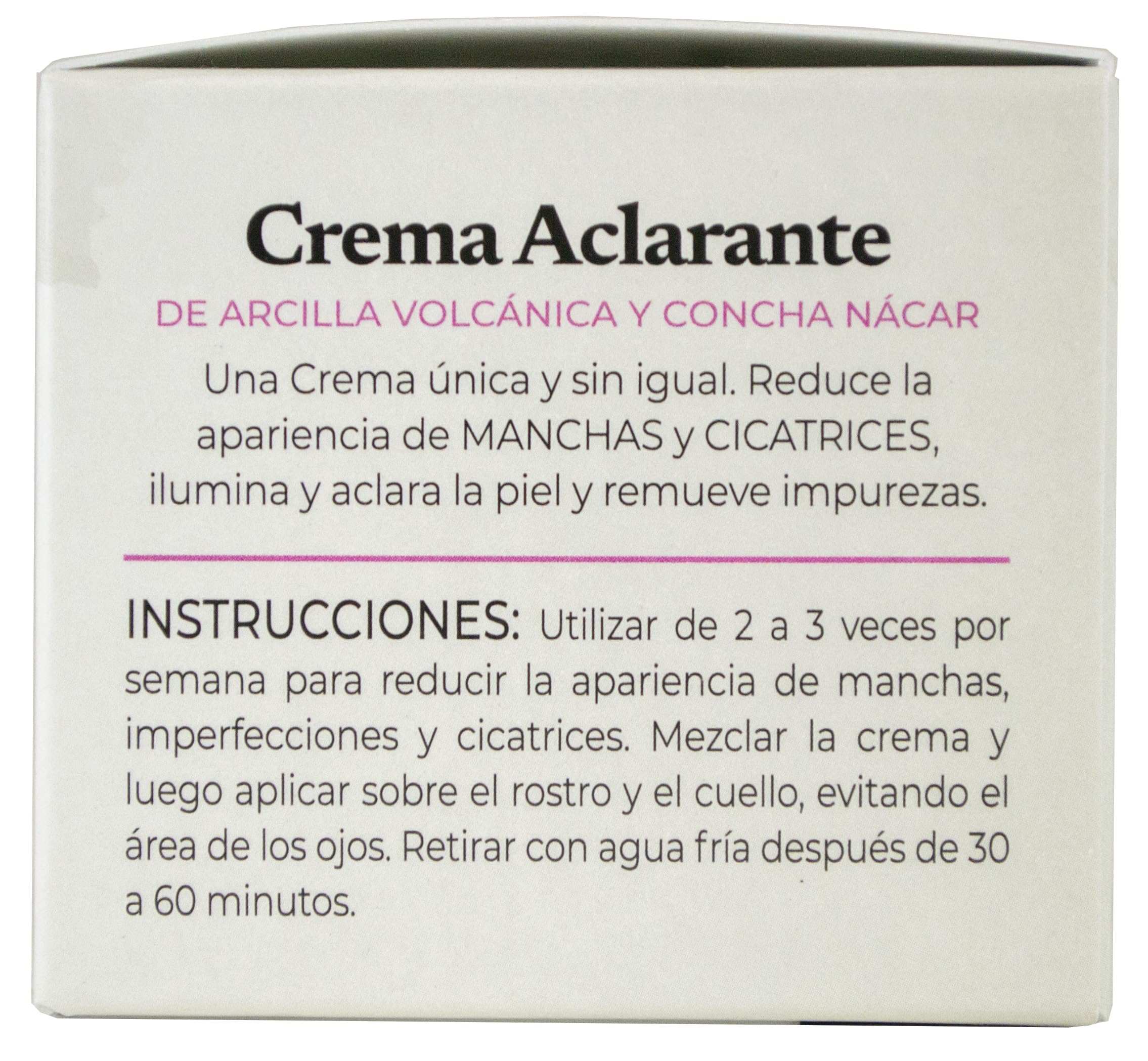 Concha Nacar Brightening Mask No.3 texture closeup showcases exfoliant action and silky finish.