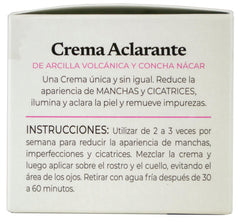 Concha Nacar Brightening Mask No.3 texture closeup showcases exfoliant action and silky finish.