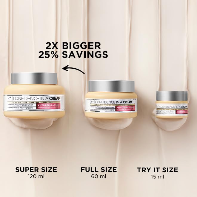 Confidence in a Cream Travel: base suave para maquillaje con SPF 50.