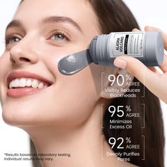 ConfidMiss Alaska Volcano clay stick exfoliates dead skin and refines pores.