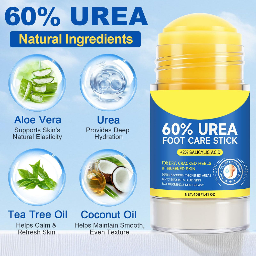 ConfidMiss Foot Care Stick: 60% urea para hidratación profunda.