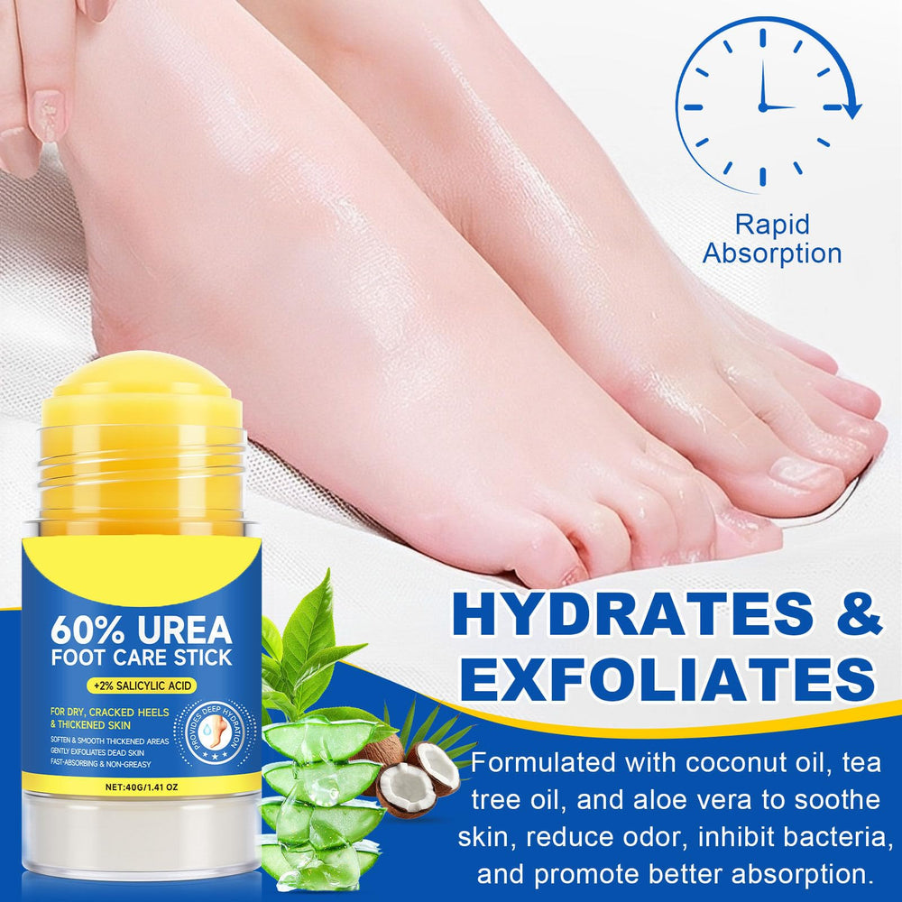 ConfidMiss Foot Care Stick: diseño en barra para uso dirigido.