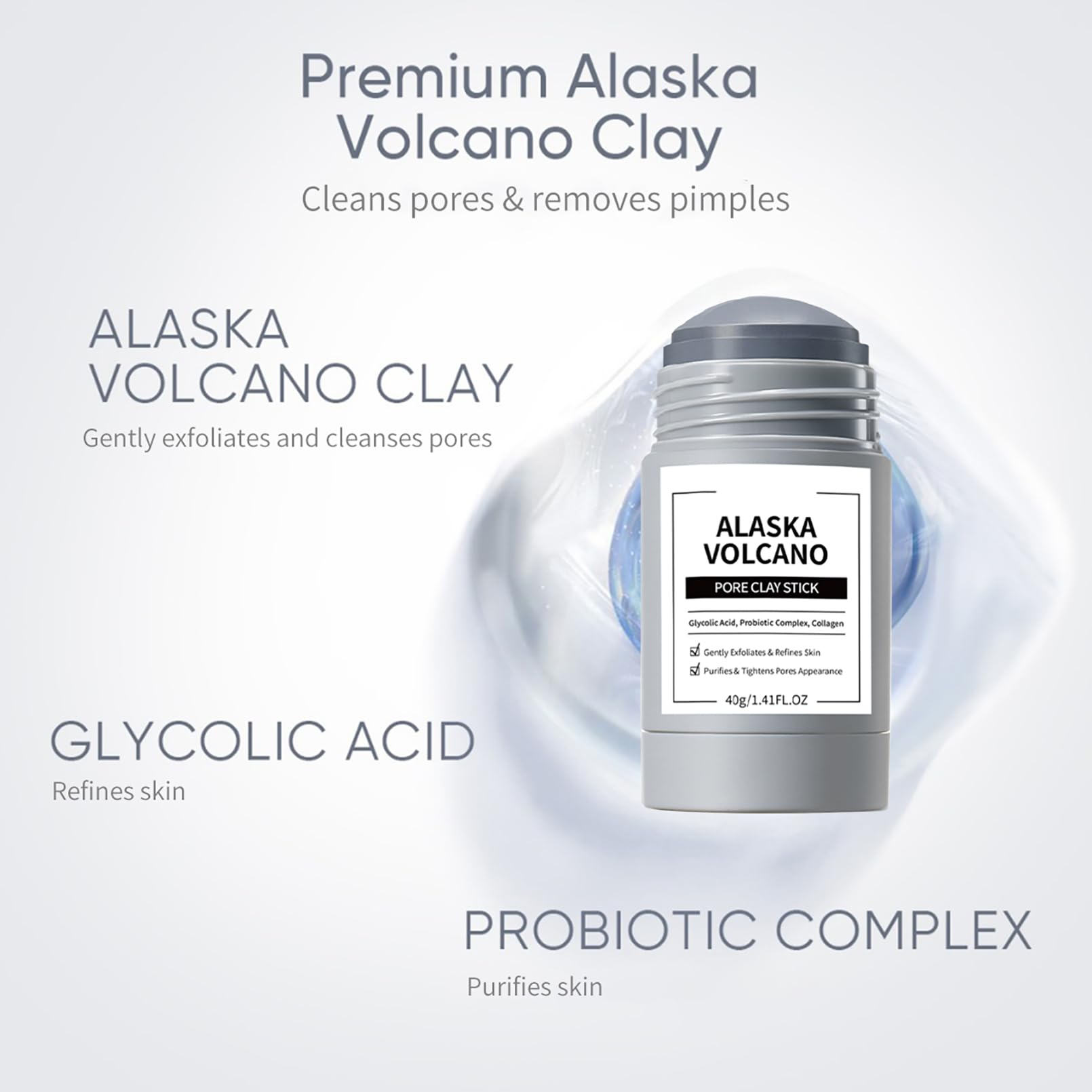 ConfidMiss clay mask stick is mess-free and travel-friendly.