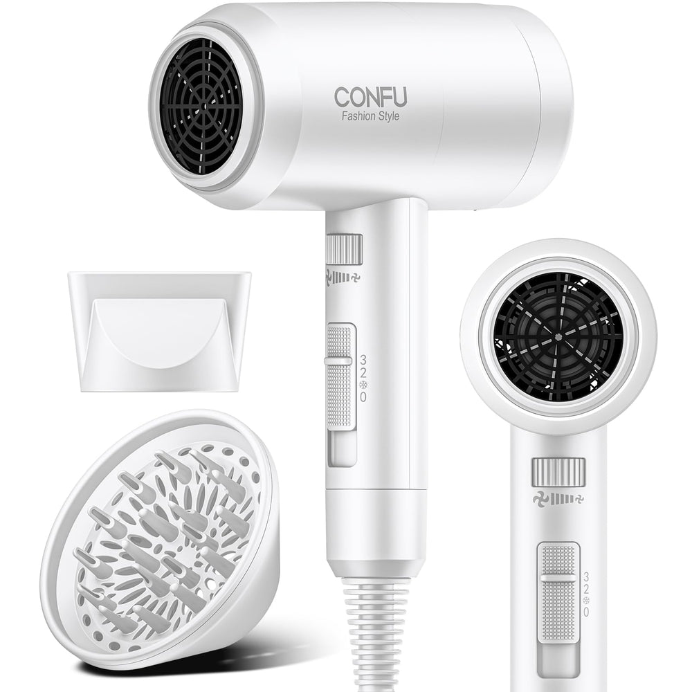 CONFU hair dryer diffuser attachment for enhanced curls and texture