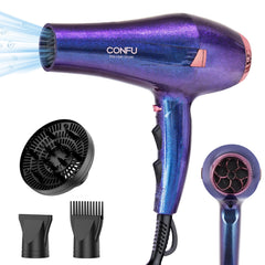 CONFU Hair Dryer Pro delivering 5x faster drying for busy mornings and smooth styling