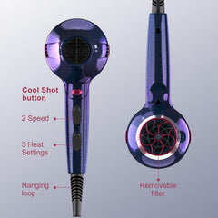 CONFU Hair Dryer Pro concentrator nozzle for sleek straight results