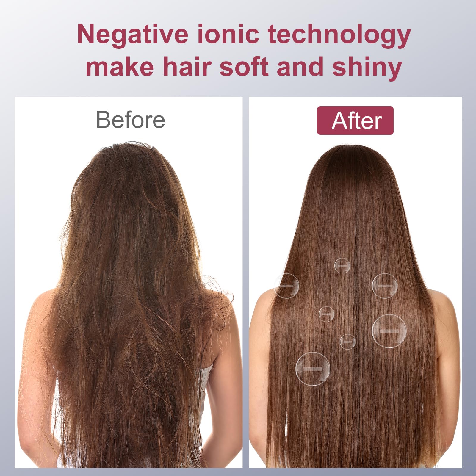 CONFU Hair Dryer Pro ergonomic handle for comfortable grip during styling