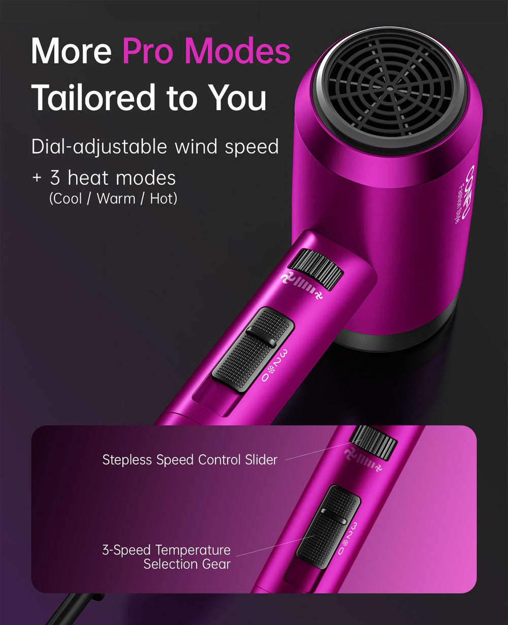 CONFU hair dryer ETL-certified with auto overheat protection for safety.