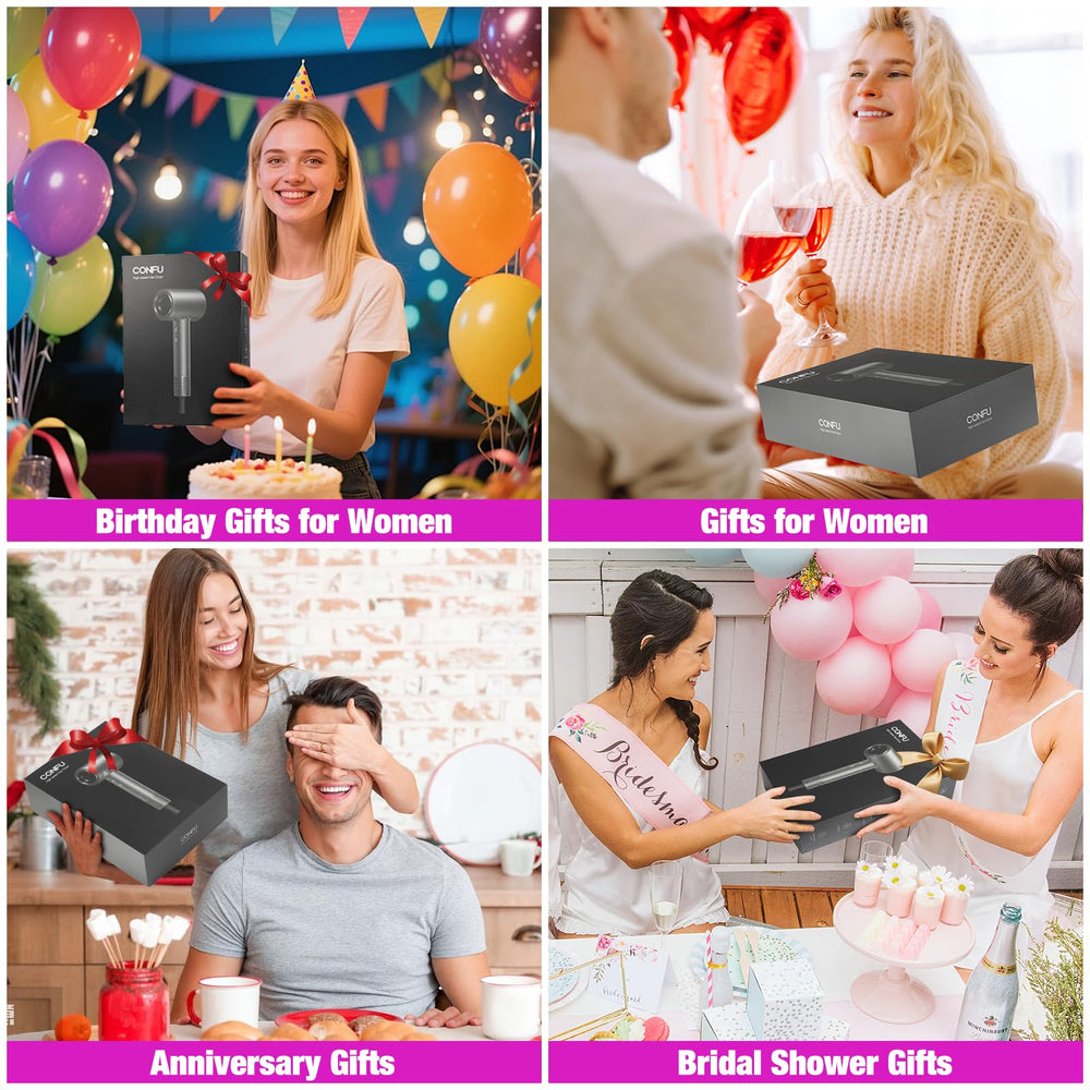 Confu low-noise operation for quiet drying sessions