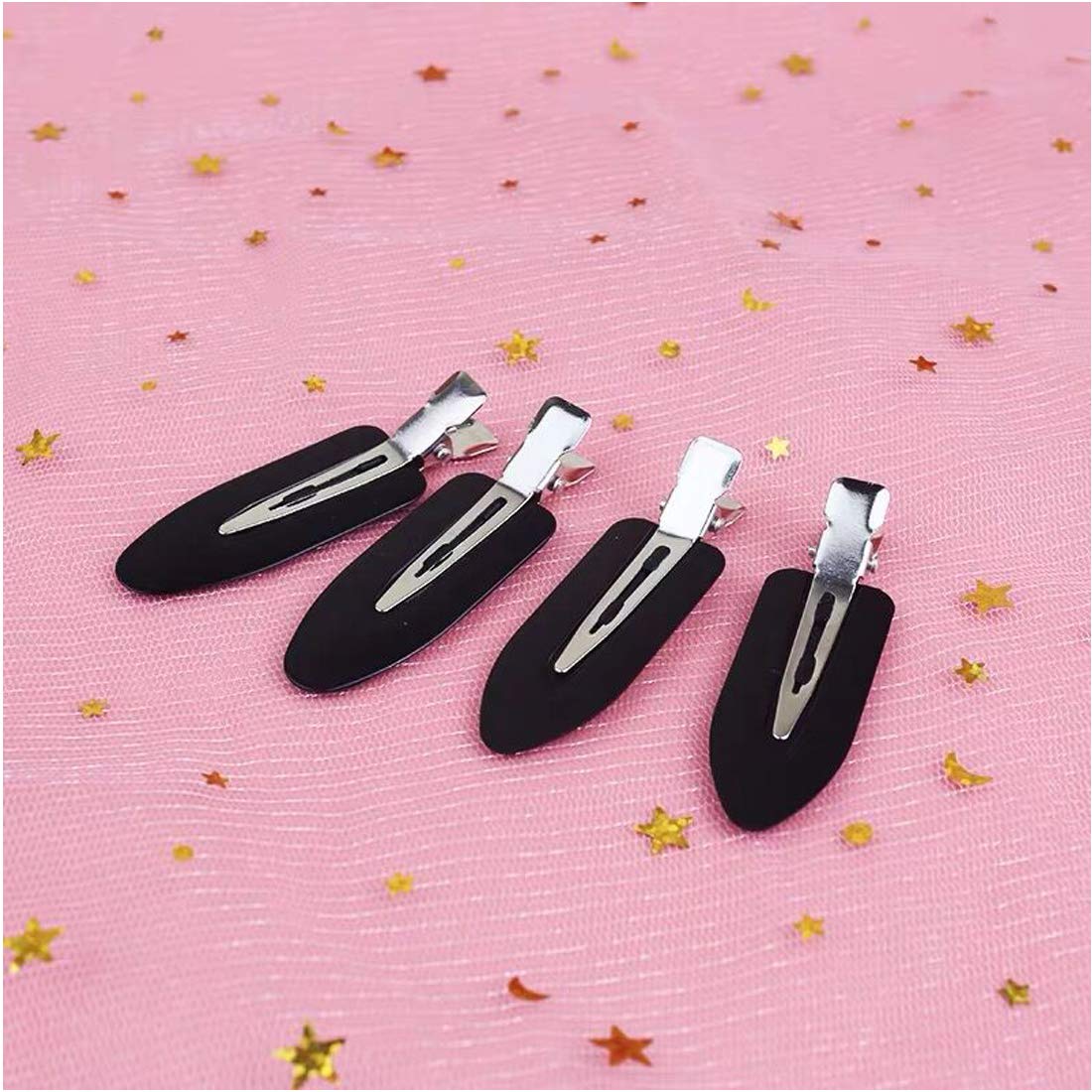 Conpru clips pelo duradero aleación plateada y plástico de larga durabilidad.